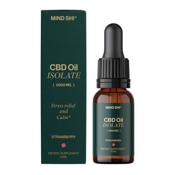 CBD Масло КБД OIL 20% 2000 mg полуниця 10мл 313-5 фото