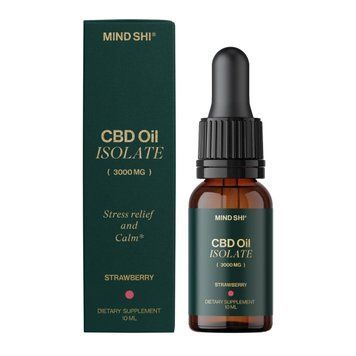 CBD Масло КБД OIL 30% 3000 mg полуниця 10мл 313-6 фото