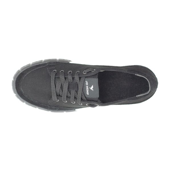 Jo Hemp женские кеды Lite Black черные 075-40 фото